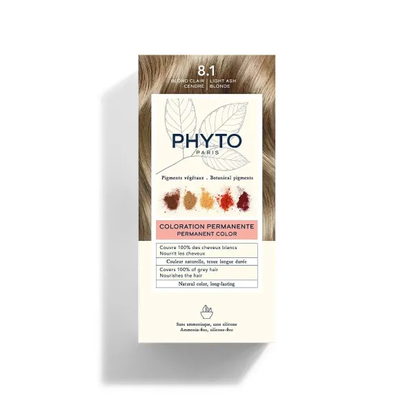 PHYTO COLORATION 8.1 BLOND CLAIR CENDRE 1 KIT