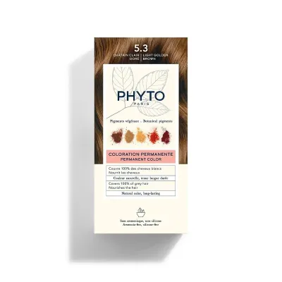 PHYTO PHYTOCOLOR 5.3 CHATAIN CLAIR DORE