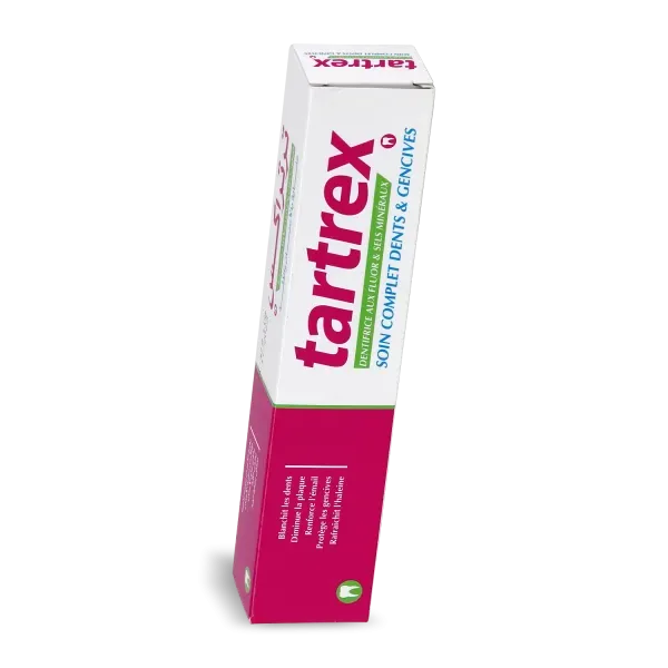 PHYTEAL TARTREX DENTIFRICE SOIN COMPLET AUX FLUOR ET SELS MINERAUX 80ML