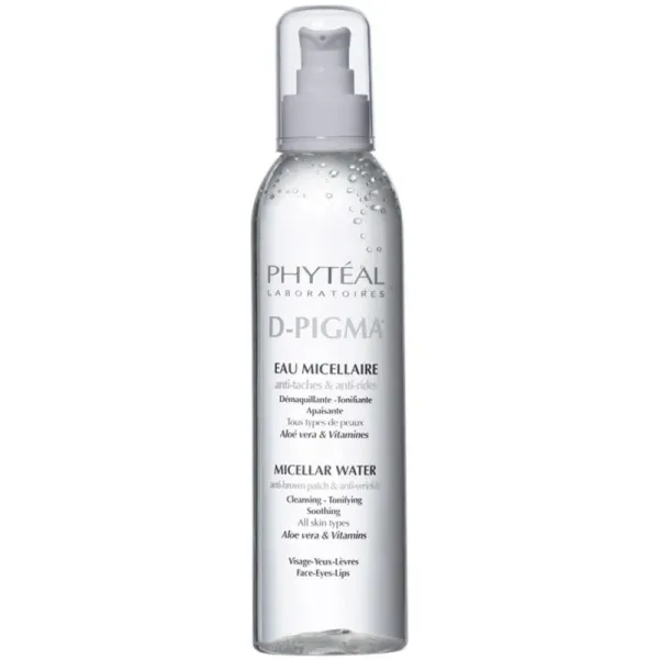 PHYTEAL DPIGMA EAU MICELLAIRE A L'ALOE VERA 250ML