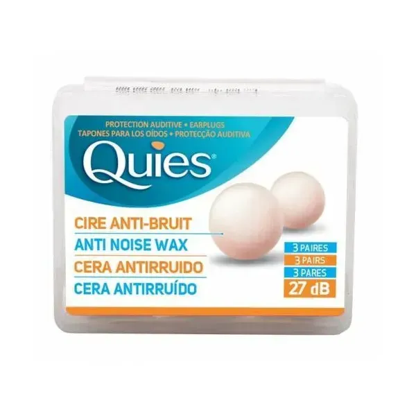 QUIES CIRE NATURELLE BOITE DE 6