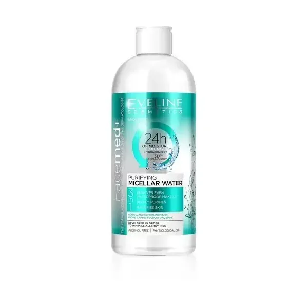 EVELINE COSMETICS EAU MICELLAIRE EVELINE FACEMED 3EN1 400ML