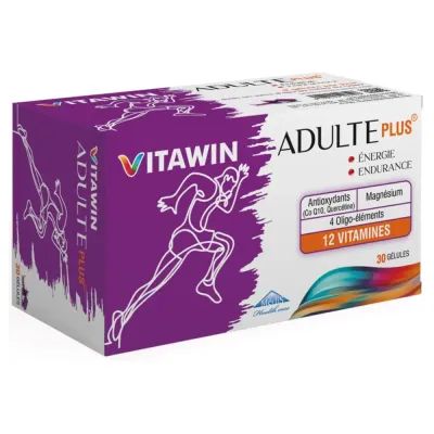 VITAWIN ADULTE PLUS 30 GELULES