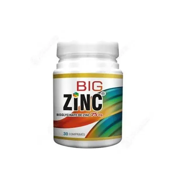 BIG ZINC 30 COMPRIMES