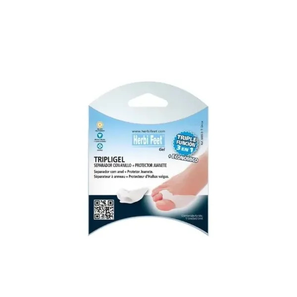 HERBI FEET DUPLIGEL ECARTEUR D'ORTEIL+PROTECTEUR D'ALLUX VALGUS