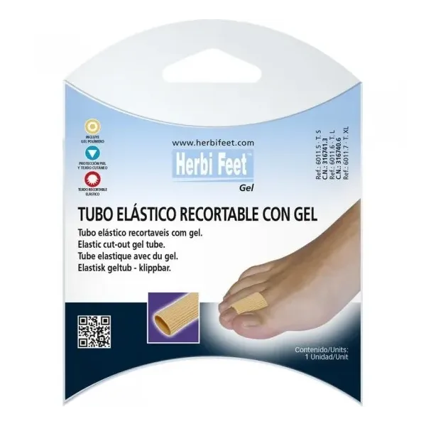 HERBI FEET TUBE ELASTIQUE AVEC GEL XL REF 6011.7