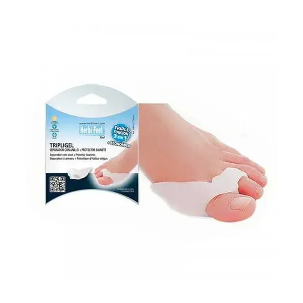 HERBI FEET SEPARATEUR D'ORTEILS TRIPLE ACTION. Re: 6005.9