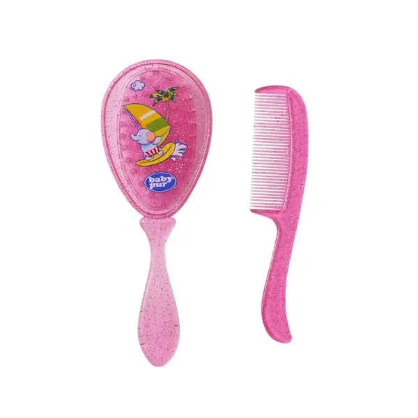 BABY PUR BROSSE ET PEIGNE DÉCORÉS 0M+