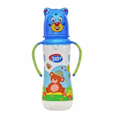 BABY PUR BIBERON FUNNY PP AVEC ANSES 250ML