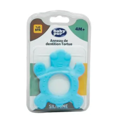 BABY PUR ANNEAU DENTITION TORTUE 4M+