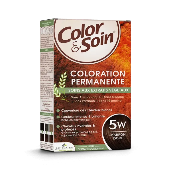 3 CHENES COLOR & SOIN COLORATION MARRON DORE 5W