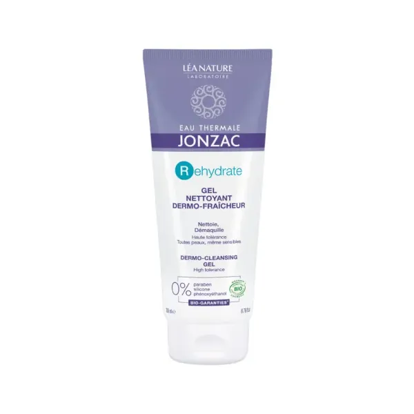 JONZAC REHYDRATE GEL DERMO NETTOYANT VISAGE 200 ML