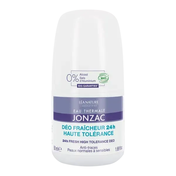 JONZAC DEO FRAICHEUR 24H ANTI TRACES PEAUX NORMALES A SENSIBLES 50ML