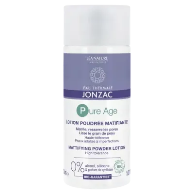 JONZAC PURE AGE LOTION POUDREE MATIFIANTE 150 ML