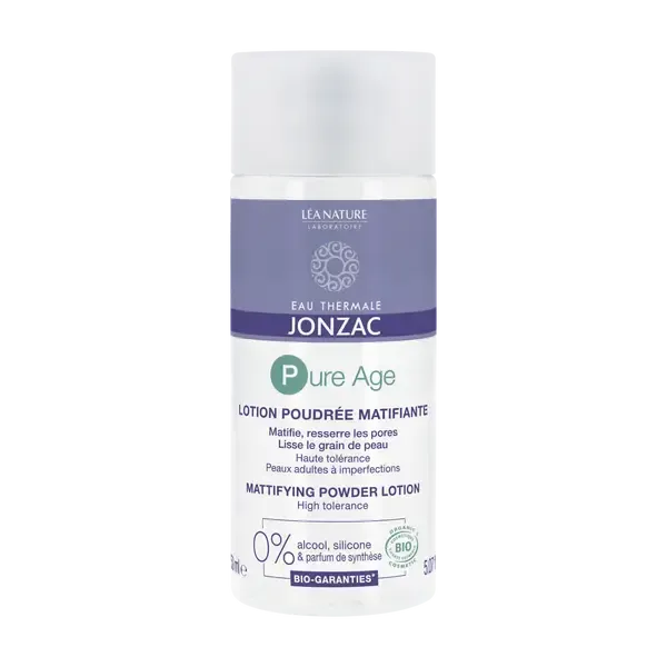 JONZAC PURE AGE LOTION POUDREE MATIFIANTE 150 ML