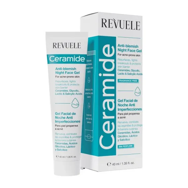REVUELE GEL DE NUIT ANTI-IMPERFECTIONS AUX CERAMIDES 40ML