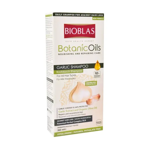 BIOBLAS SHAMPOOING A L'AIL 360ML