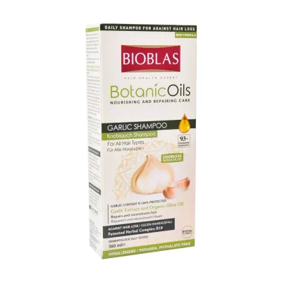 BIOBLAS SHAMPOOING A L'AIL 360ML