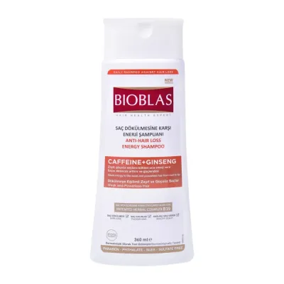 BIOBLAS SHAMPOOING ENERGISANT CAFFEINE+GINSENG 360ML