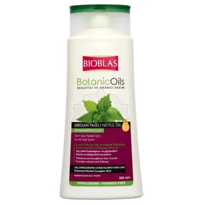 BIOBLAS SHAMPOOING AUX HERBES BOTANIC OILS 360ML