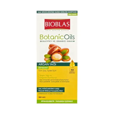BIOBLAS BOTANICOILS SHAMPOOING A LHUILE DARGAN 360 ML