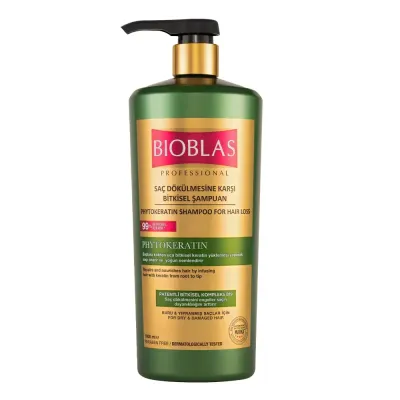 BIOBLAS SHAMPOOING PHYTOKÉRATINE CHEVEUX SECS ET ABÎMÉS 1L