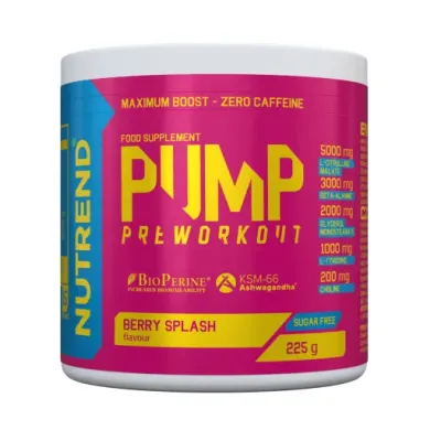NUTREND PUMP PRE WORKOUT BERRY SPLASH 225G