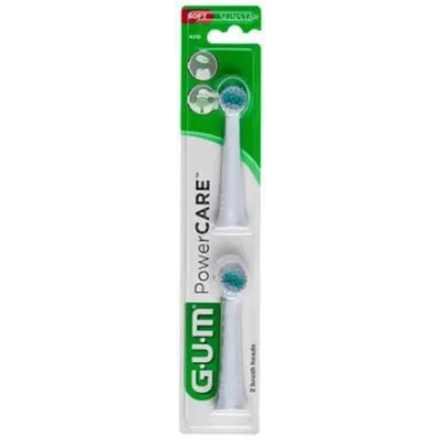 GUM POWER CARE 2 TETES DE BROSSE 4210
