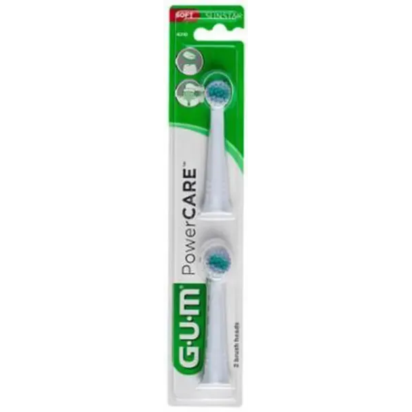 GUM POWER CARE 2 TETES DE BROSSE 4210