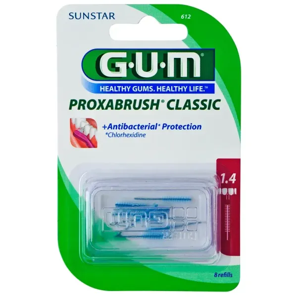 GUM BROSSETTES FINE CYLINDRIQUE 1,4MM (612)