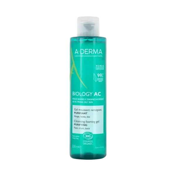 A-DERMA BIOLOGY AC GEL MOUSSANT PURIFIANT 200ML