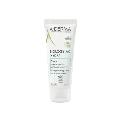 A-DERMA BIOLOGY AC HYDRA CREME COMPENSATRICE ULTRA APAISANTE 40ML