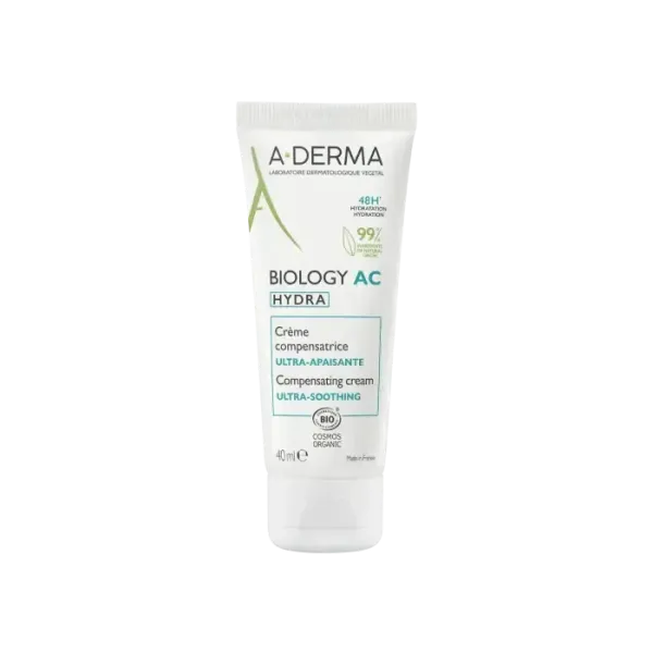 A-DERMA BIOLOGY AC HYDRA CREME COMPENSATRICE ULTRA APAISANTE 40ML