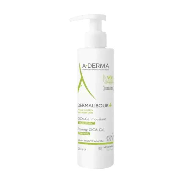 A-DERMA DERMALIBOUR+ CICA GEL MOUSSANT 200ML