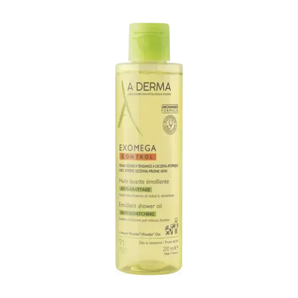 A-DERMA EXOMEGA CONTROL HUILE LAVANTE EMOLLIENTE 200ML