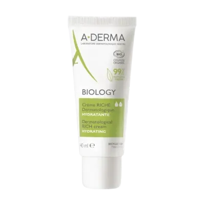 A-DERMA BIOLOGY CREME RICHE HYDRATANTE PEAUX FRAGILES 40ML