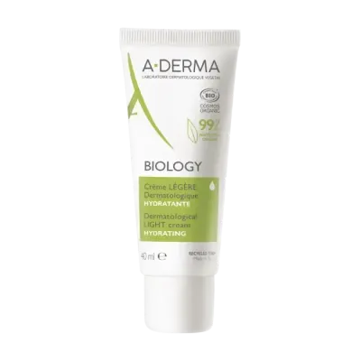 A-DERMA BIOLOGY CREME LEGERE HYDRATANTE PEAUX FRAGILE 40ML