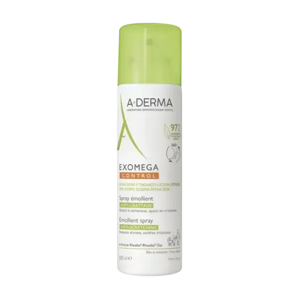 A-DERMA SPRAY EXOMEGA CONTROL  EMOLLIENT ANTI-GRATTAGE PEAUX SECHES 200ML