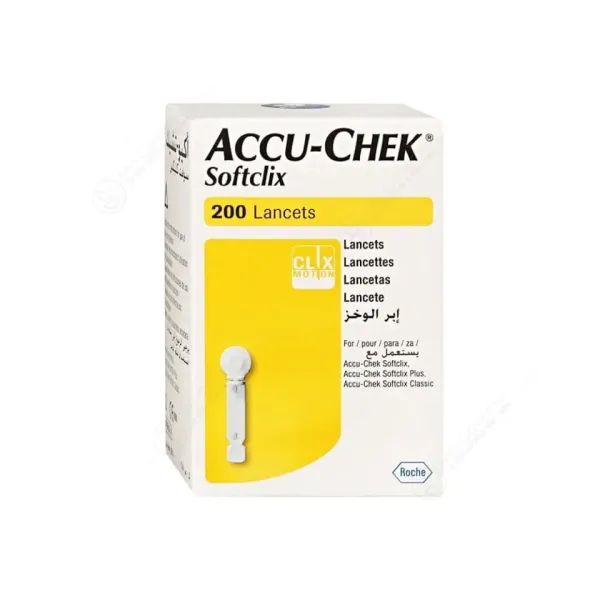 ACCU-CHEK SOFTCLIX LANCETTES BT/200
