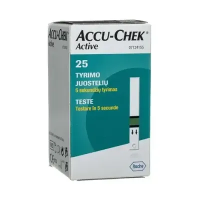 ACCU-CHEK ACTIVE BANDELETTES BT/25