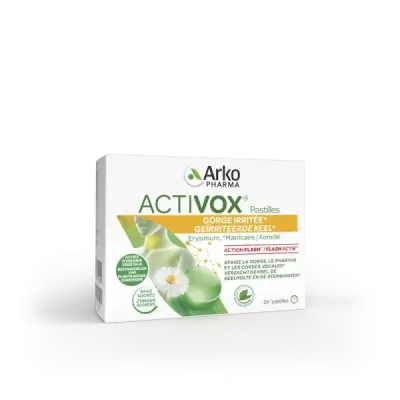 ARKOPHARMA ACTIVOX MENTHE EUCALYPTUS 24 PASTILLES