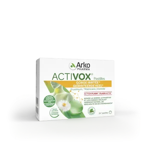 ARKOPHARMA ACTIVOX MENTHE EUCALYPTUS 24 PASTILLES