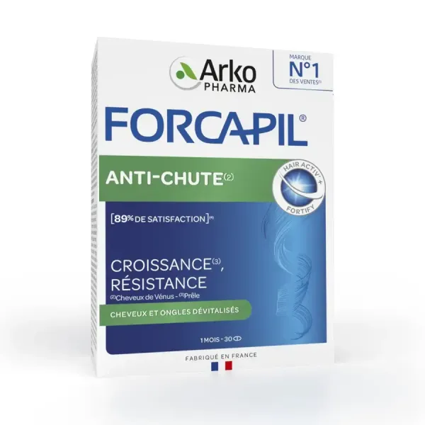ARKOPHARMA FORCAPIL ANTI CHUTE TRIPLE ACTION 30 COMPRIMES