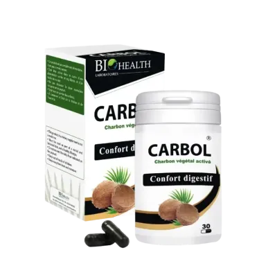 BIOHEALTH CARBOL CHARBON VEGETAL 30 GELULES