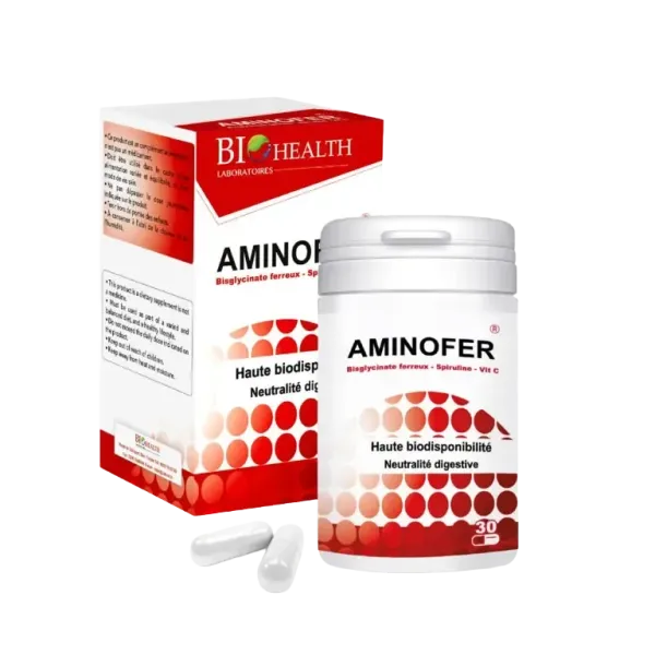 BIOHEALTH AMINOFER 30 GELLULES