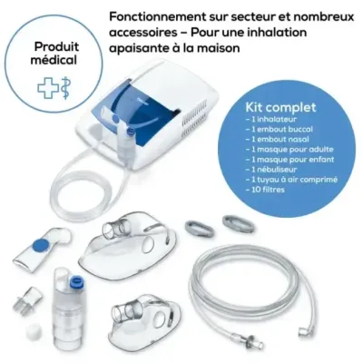 BEURER INHALATEUR AIR COMPRIMÉ 1.2 BAR IH 21