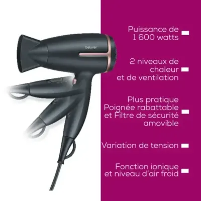 BEURER HC 25 SECHE CHEVEUX DE VOYAGE