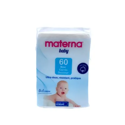 MATERNA BABY COTON MAXI CARRES DOUCEUR BT/60