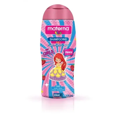 MATERNA SHAMPOOING 3EN1 KIDS FRAISE 300ML