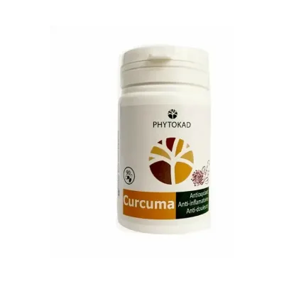 PHYTOKAD CURCUMA, GINGEMBRE POIVRE NOIR, BOITE DE 90 GELULES